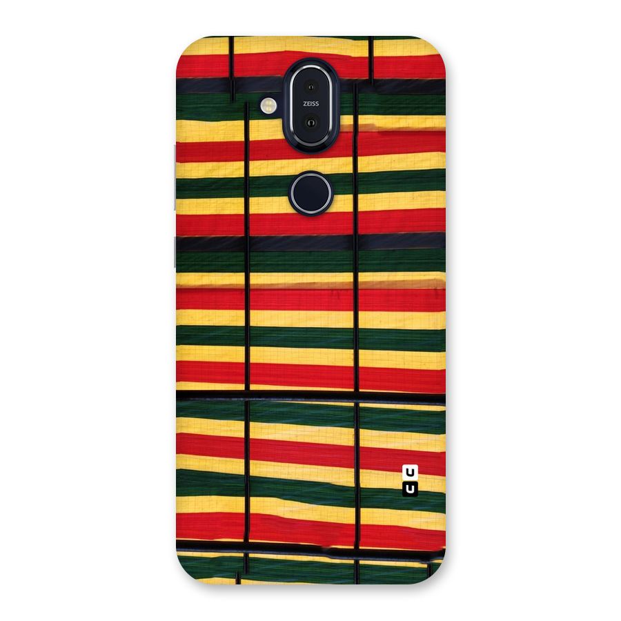 Bright Colors Lines Back Case for Nokia 8.1