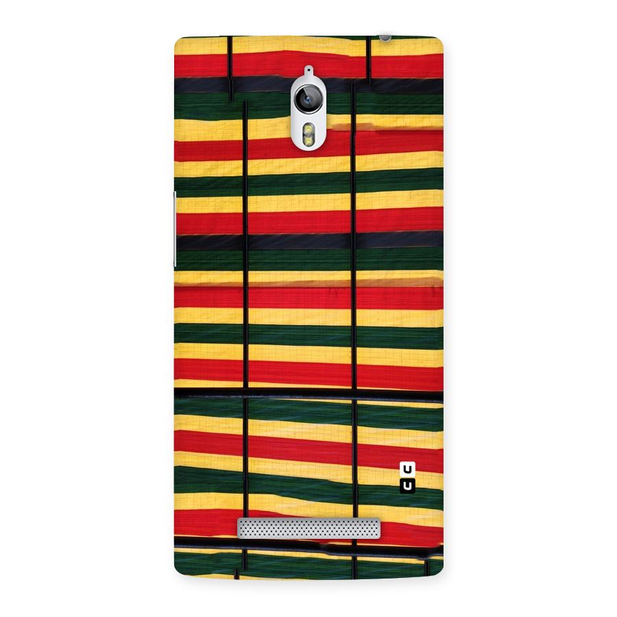 Bright Colors Lines Back Case for Oppo Find 7
