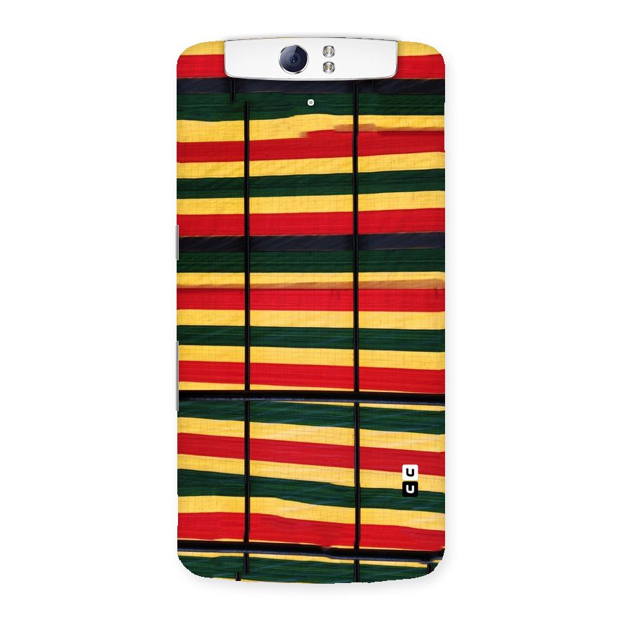Bright Colors Lines Back Case for Oppo N1