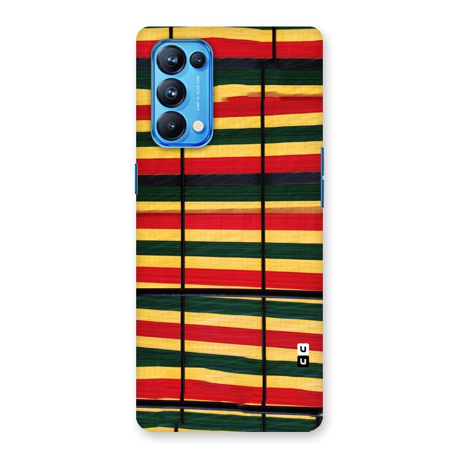 Bright Colors Lines Back Case for Oppo Reno5 Pro 5G