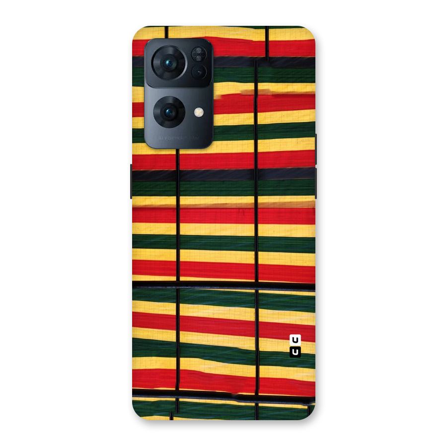 Bright Colors Lines Back Case for Oppo Reno7 Pro 5G