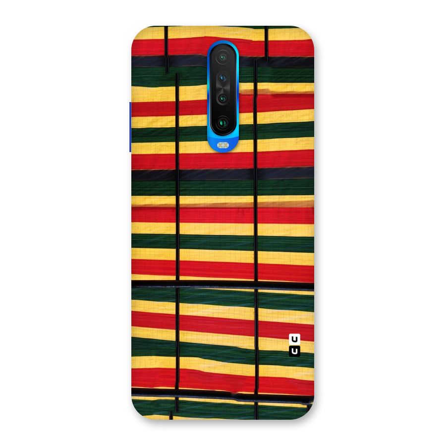 Bright Colors Lines Back Case for Poco X2