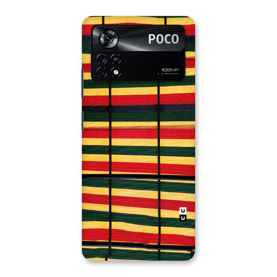 Bright Colors Lines Back Case for Poco X4 Pro 5G