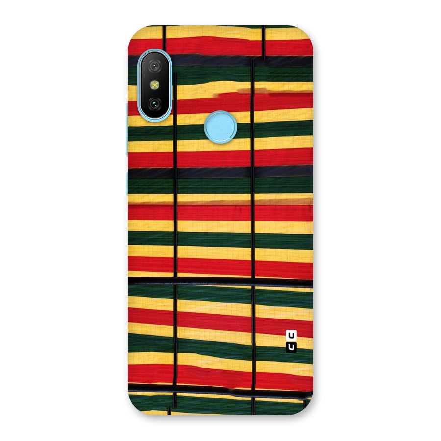 Bright Colors Lines Back Case for Redmi 6 Pro