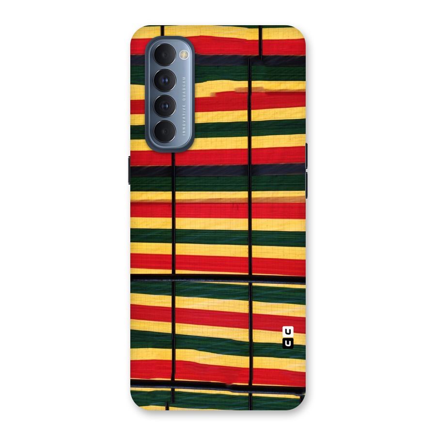 Bright Colors Lines Back Case for Reno4 Pro