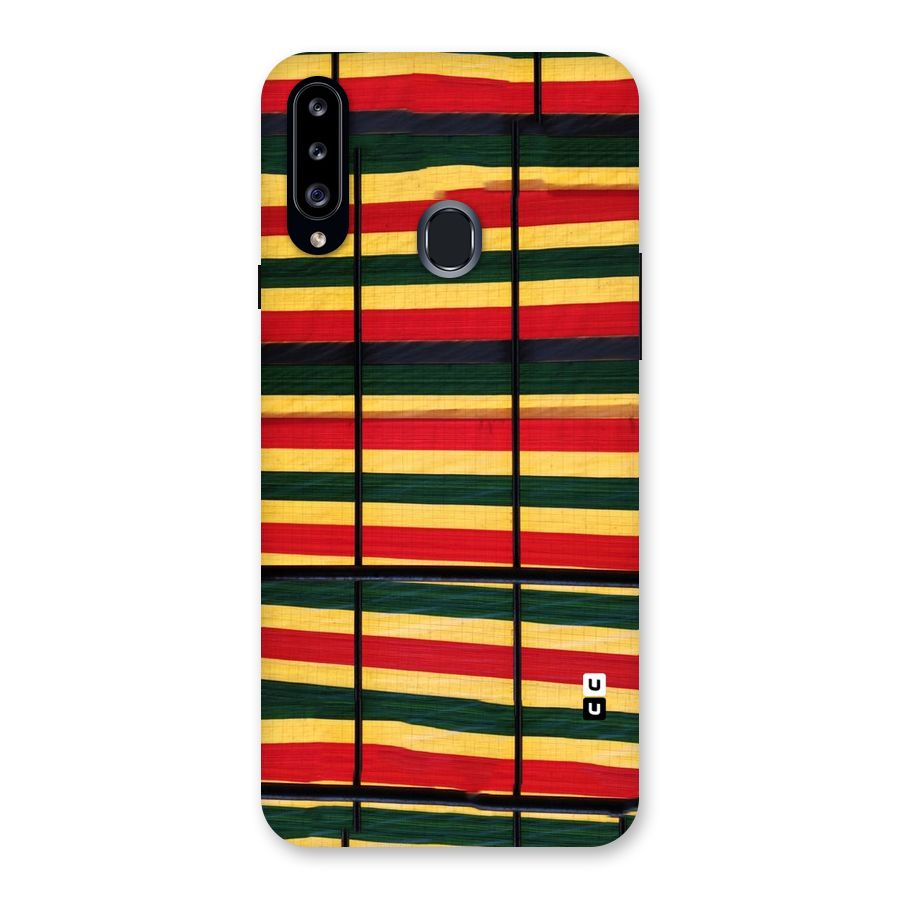 Bright Colors Lines Back Case for Samsung Galaxy A20s