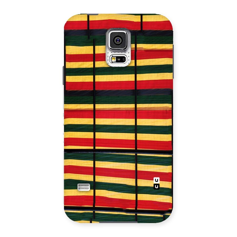 Bright Colors Lines Back Case for Samsung Galaxy S5