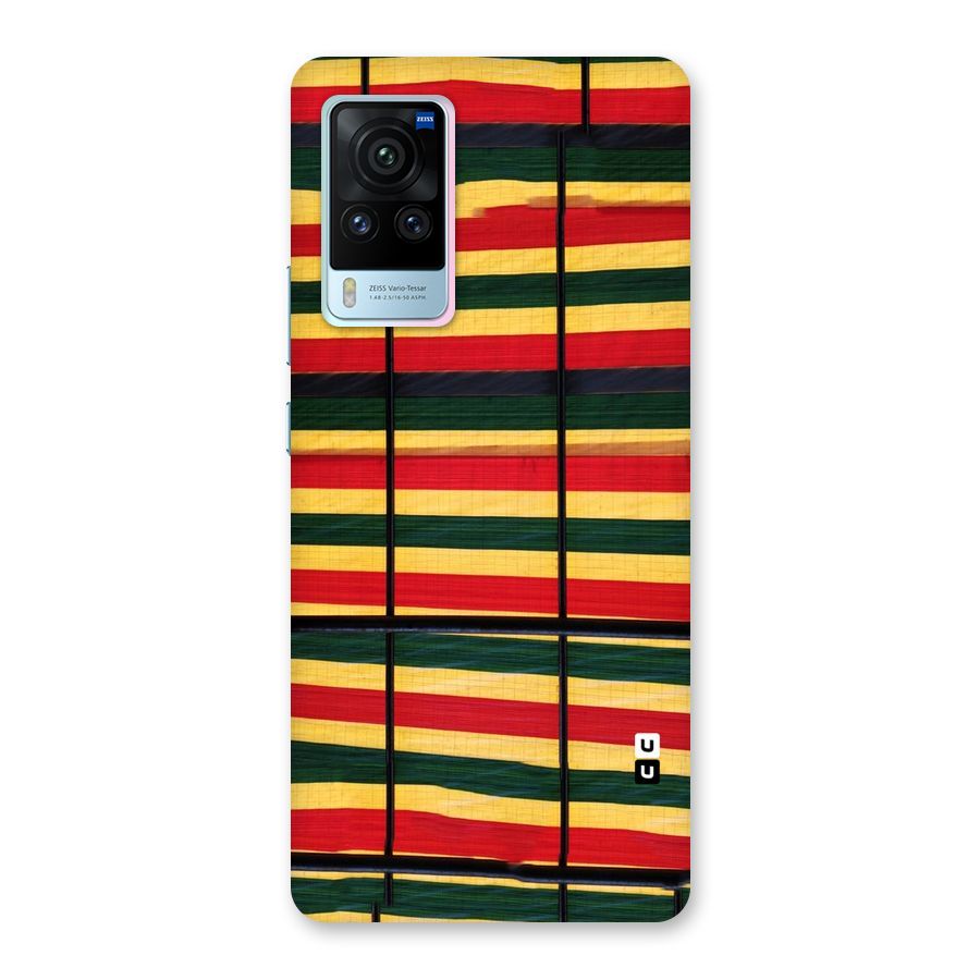 Bright Colors Lines Back Case for Vivo X60 Pro