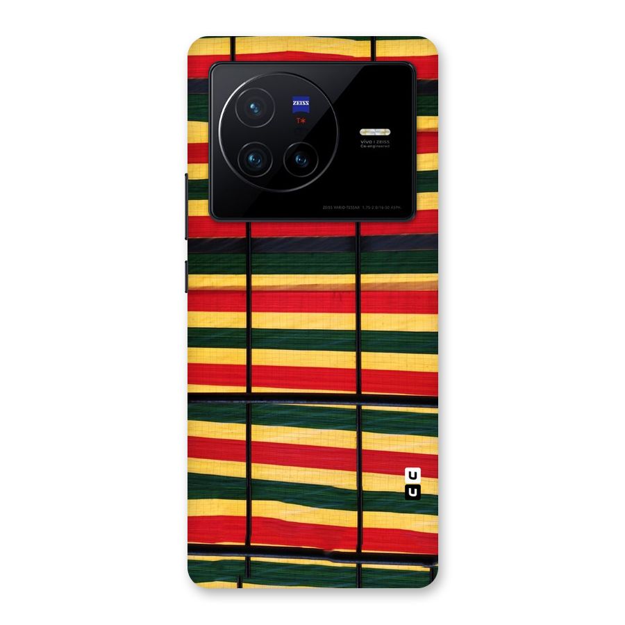 Bright Colors Lines Back Case for Vivo X80