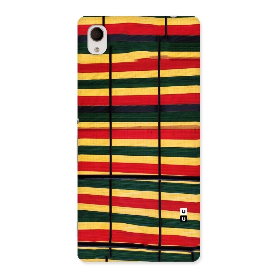 Bright Colors Lines Back Case for Xperia M4 Aqua