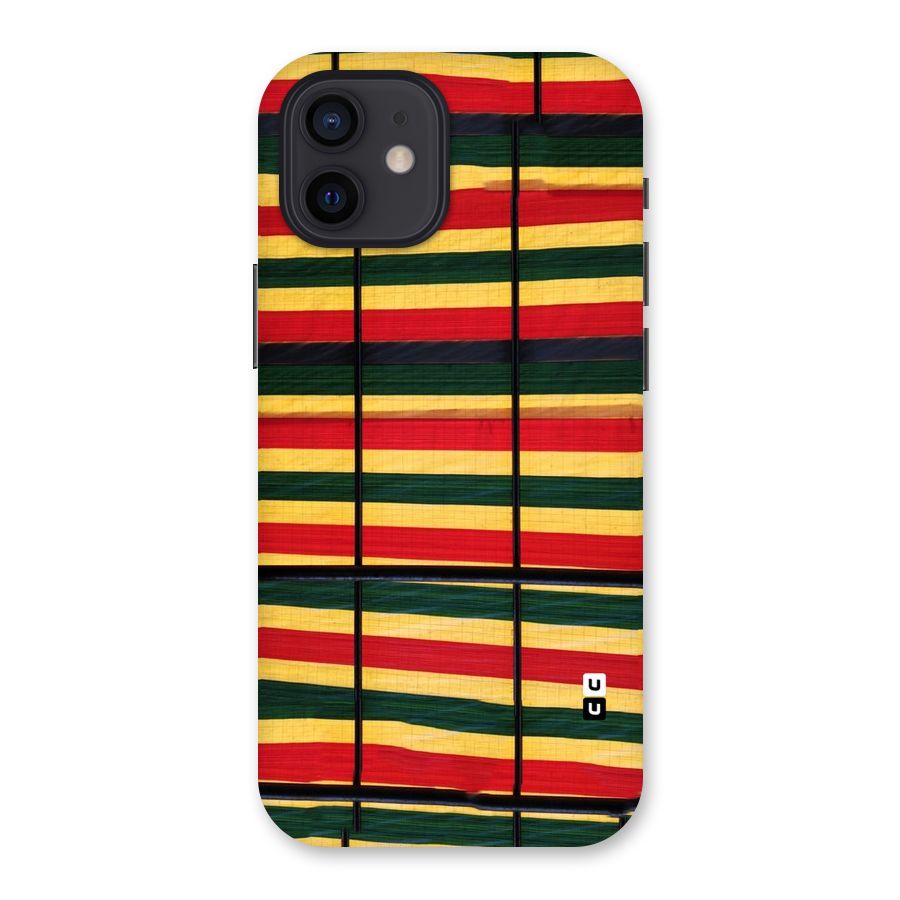 Bright Colors Lines Back Case for iPhone 12