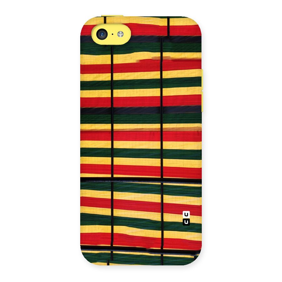 Bright Colors Lines Back Case for iPhone 5C