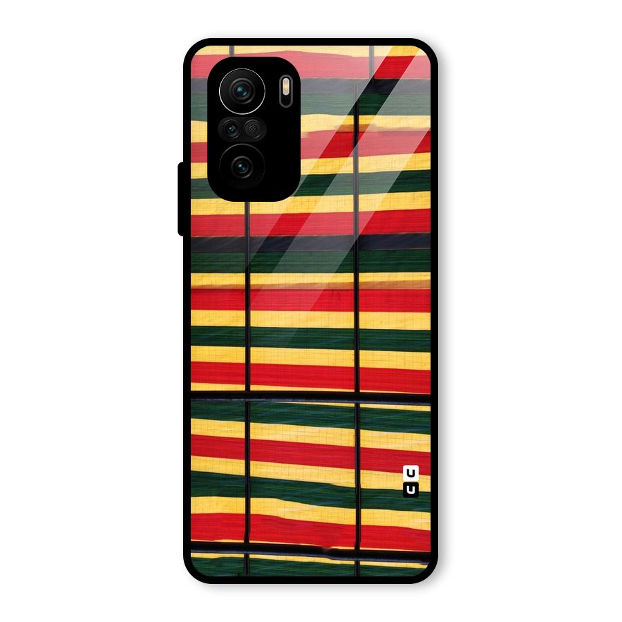 Bright Colors Lines Glass Back Case for Mi 11X Pro