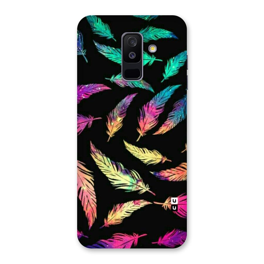 Bright Feathers Back Case for Galaxy A6 Plus
