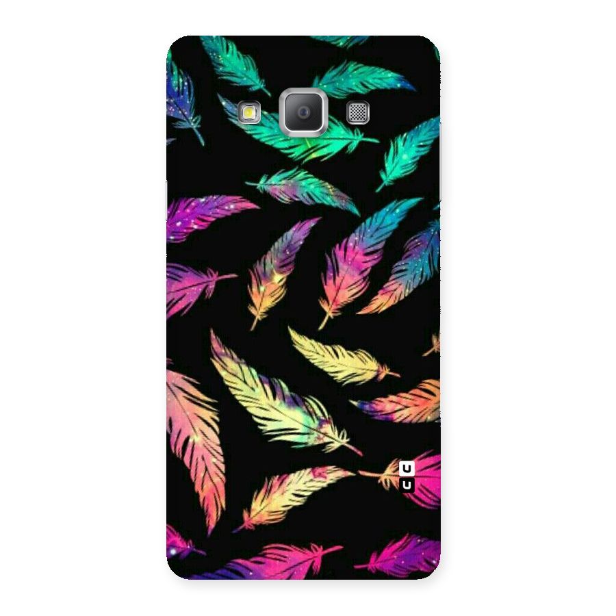 Bright Feathers Back Case for Galaxy A7