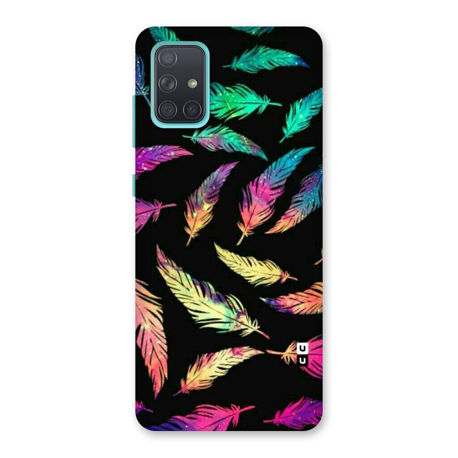 Bright Feathers Back Case for Galaxy A71
