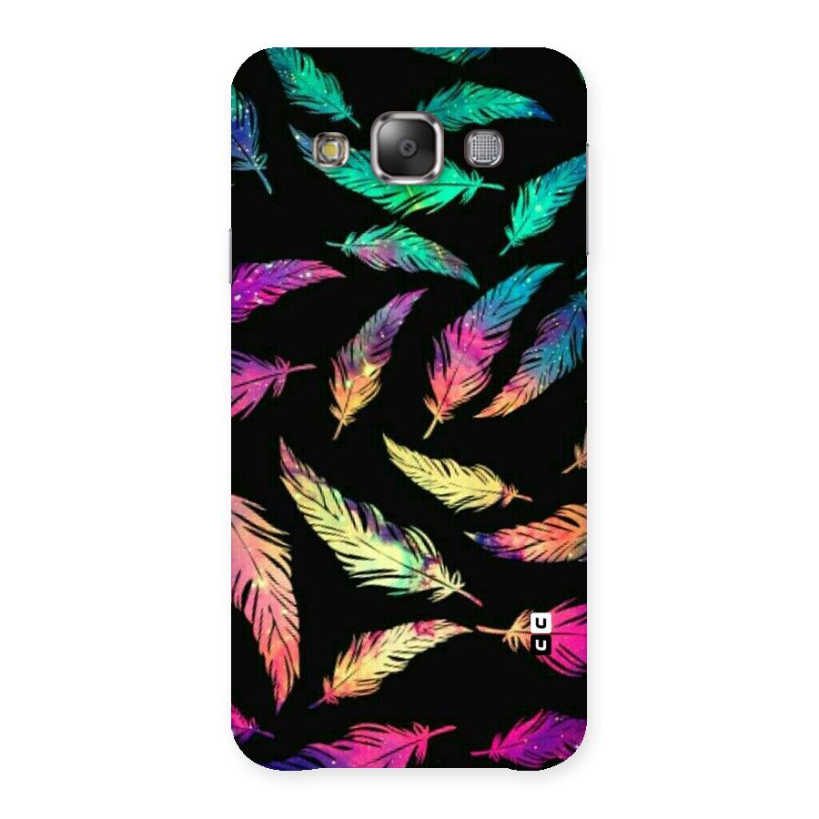 Bright Feathers Back Case for Galaxy E7