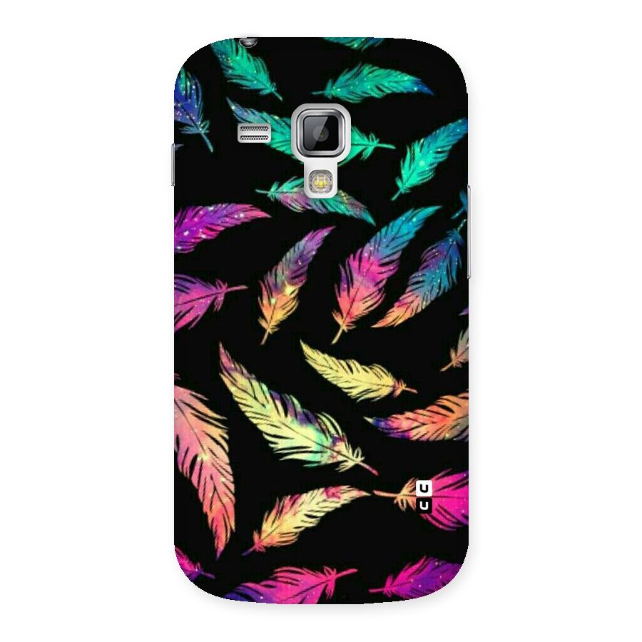 Bright Feathers Back Case for Galaxy S Duos