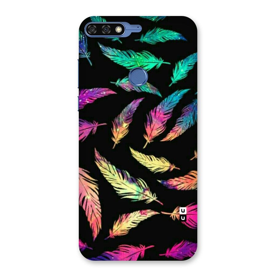 Bright Feathers Back Case for Honor 7C