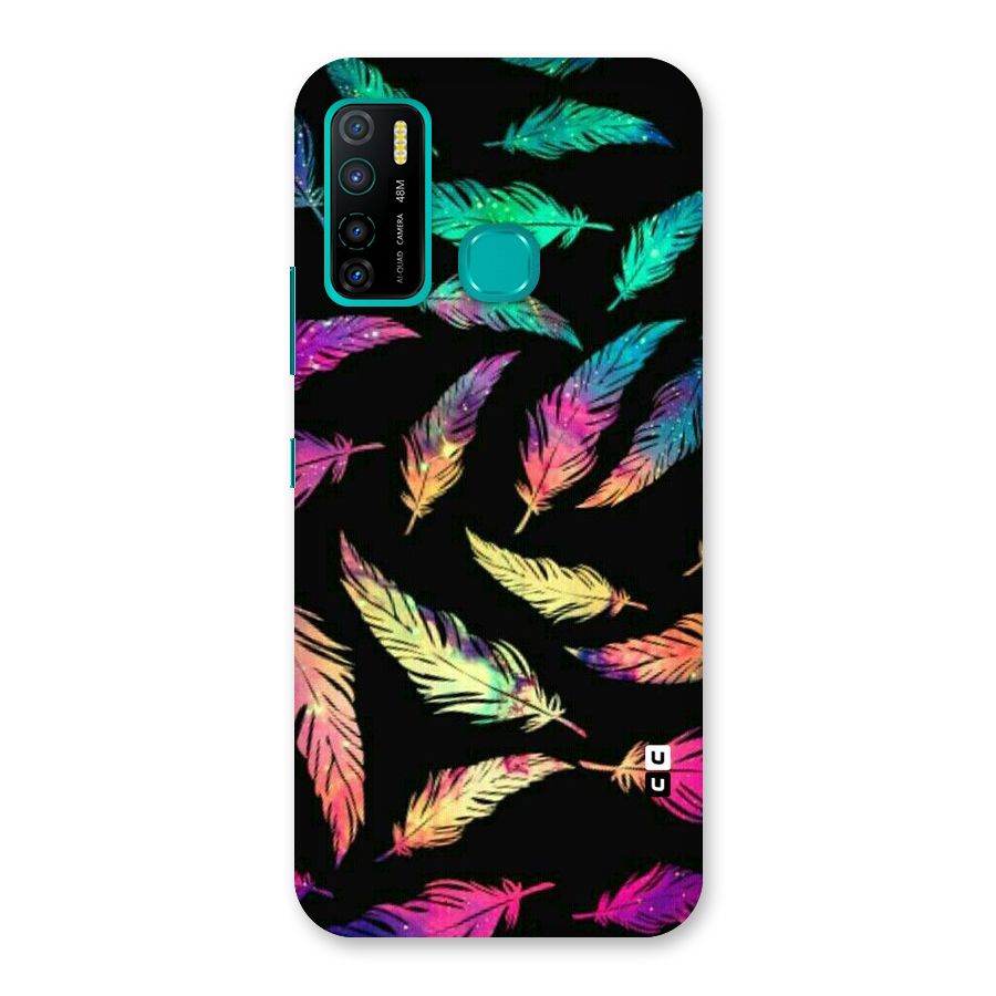 Bright Feathers Back Case for Infinix Hot 9 Pro
