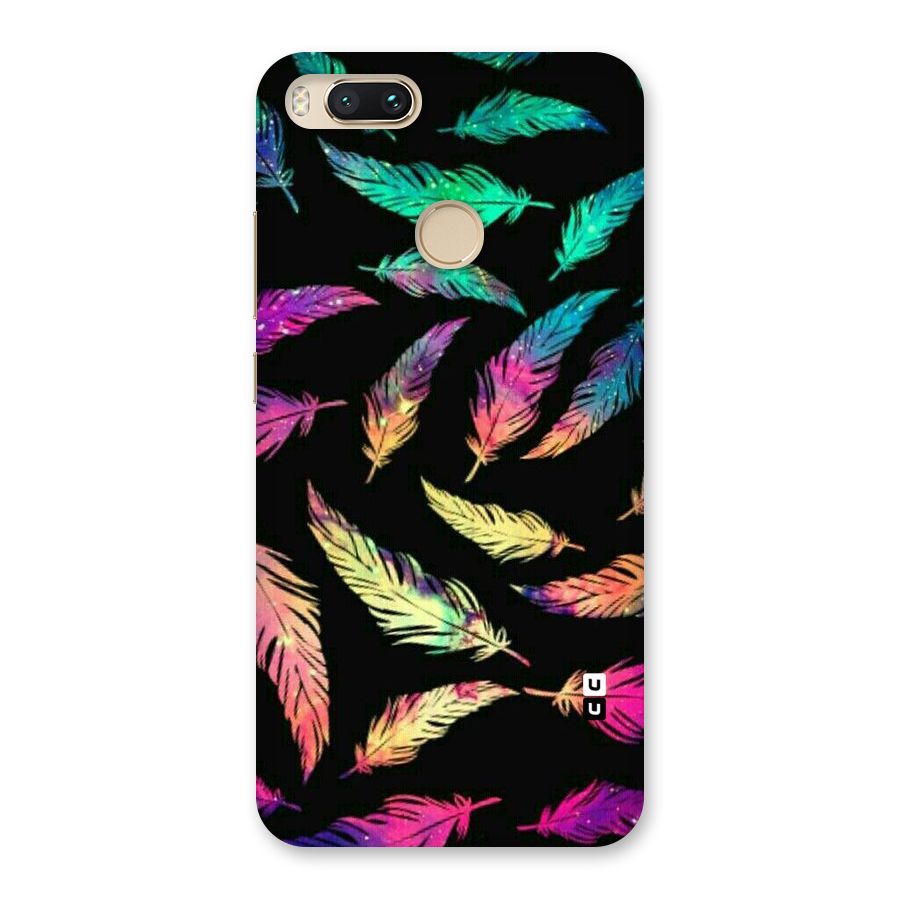 Bright Feathers Back Case for Mi A1