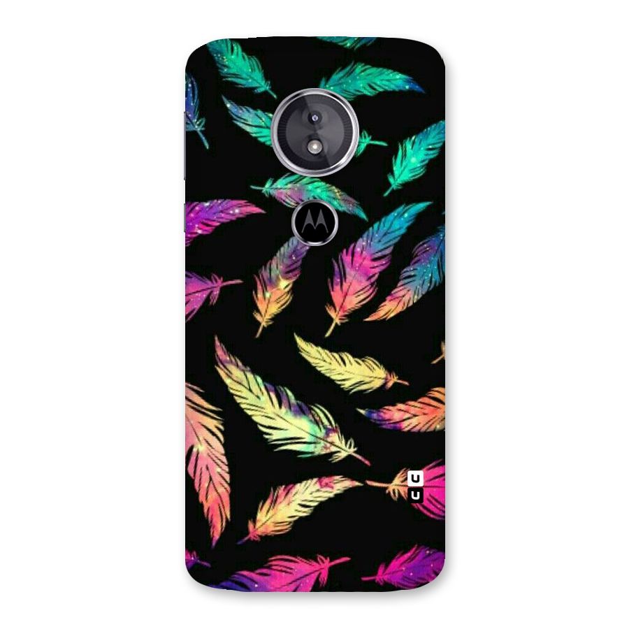 Bright Feathers Back Case for Moto E5