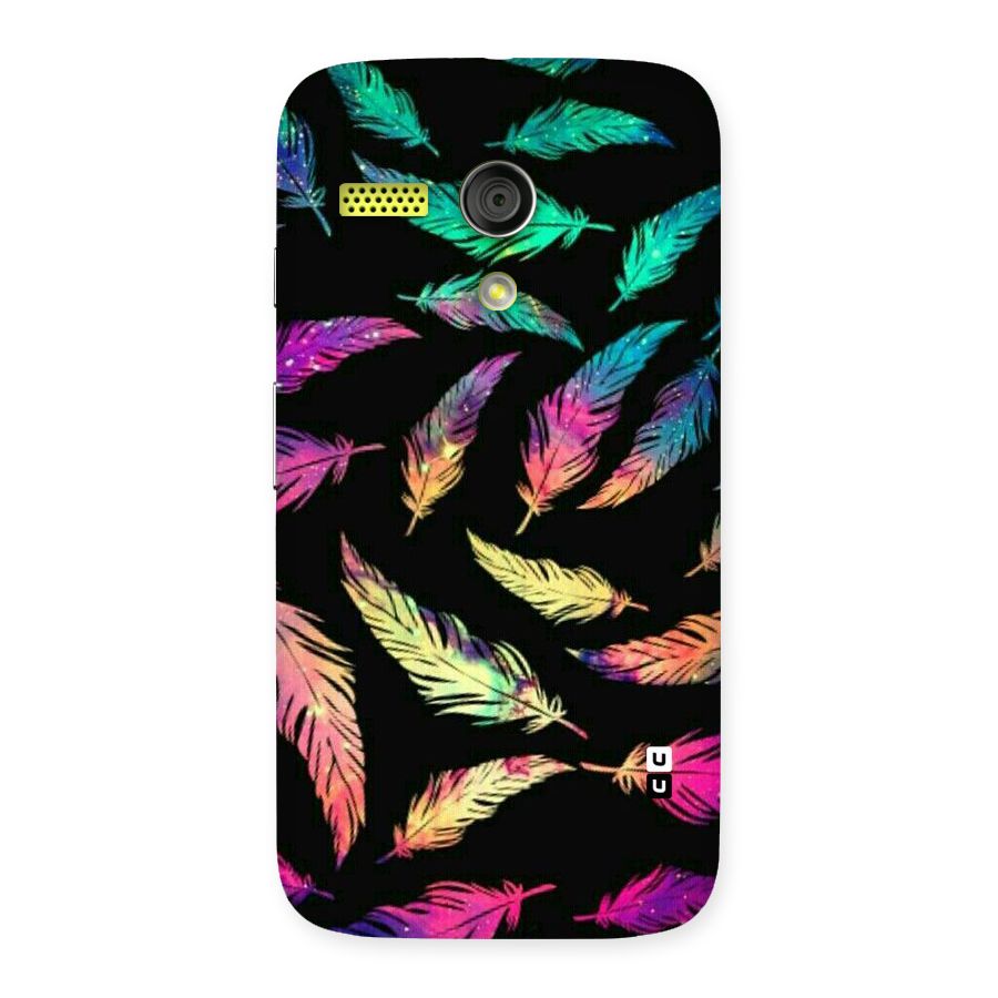 Bright Feathers Back Case for Moto G