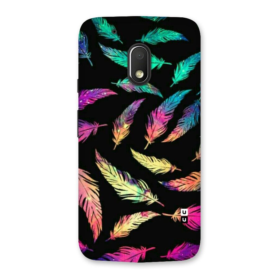 Bright Feathers Back Case for Moto G4 Play
