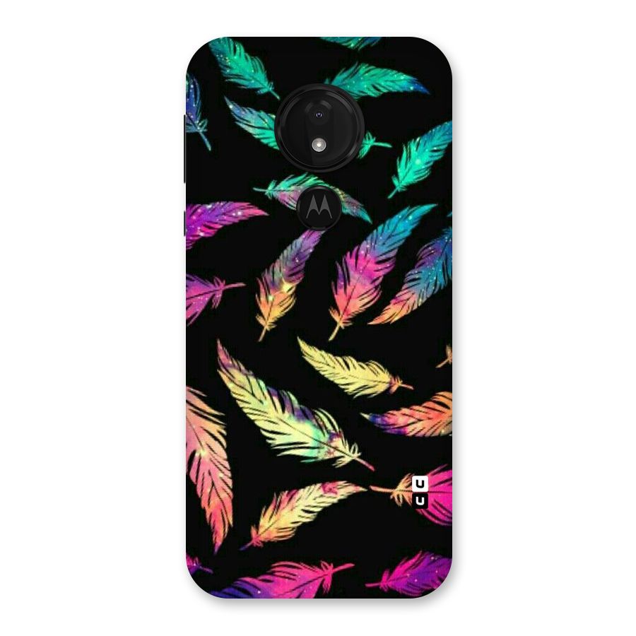 Bright Feathers Back Case for Moto G7 Power
