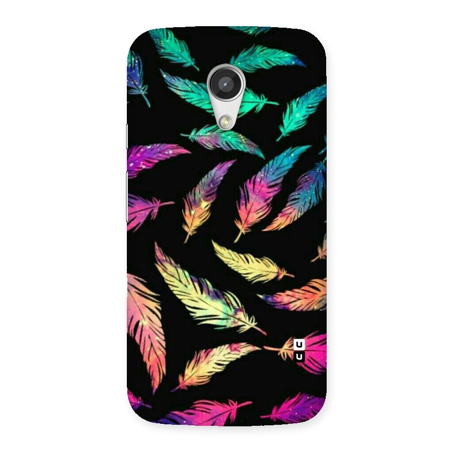 Bright Feathers Back Case for Moto G 2nd Gen