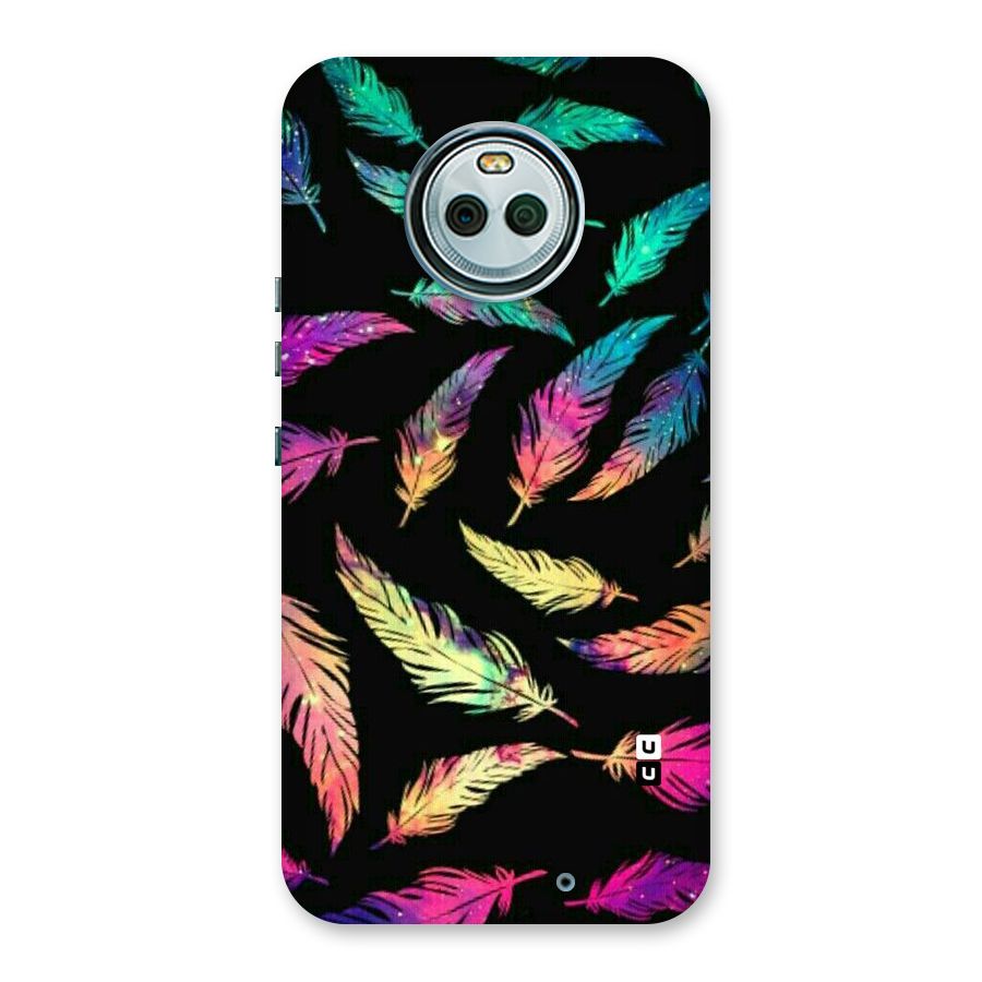 Bright Feathers Back Case for Moto X4