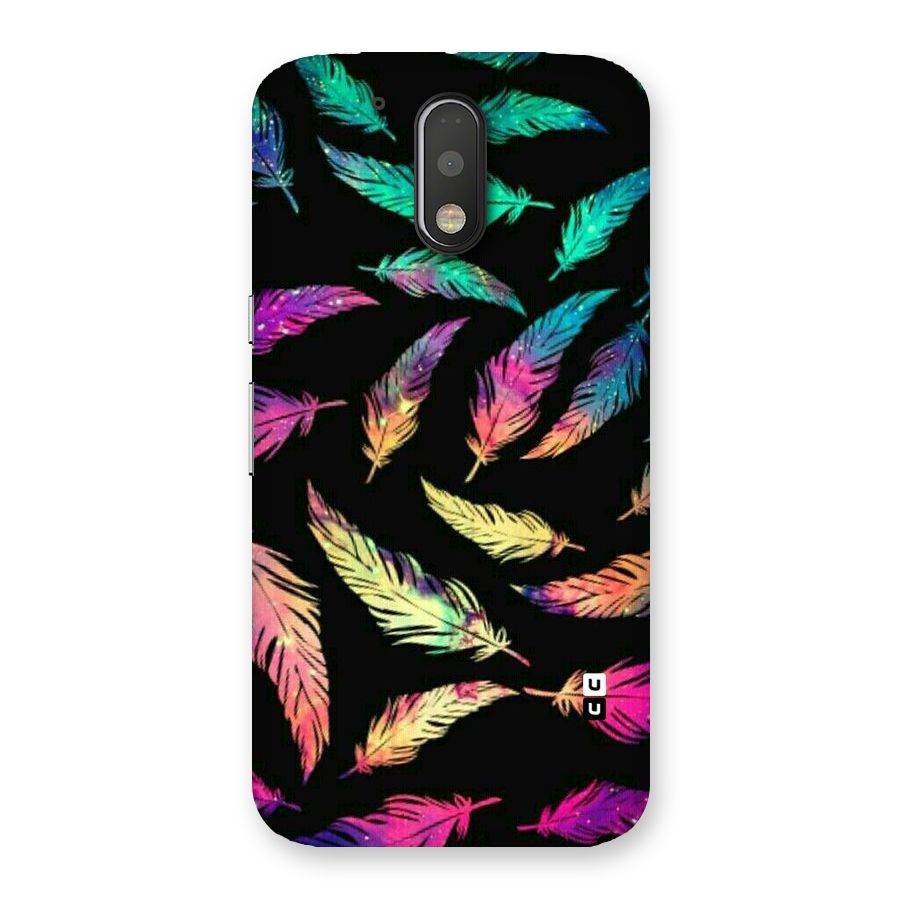 Bright Feathers Back Case for Motorola Moto G4 Plus