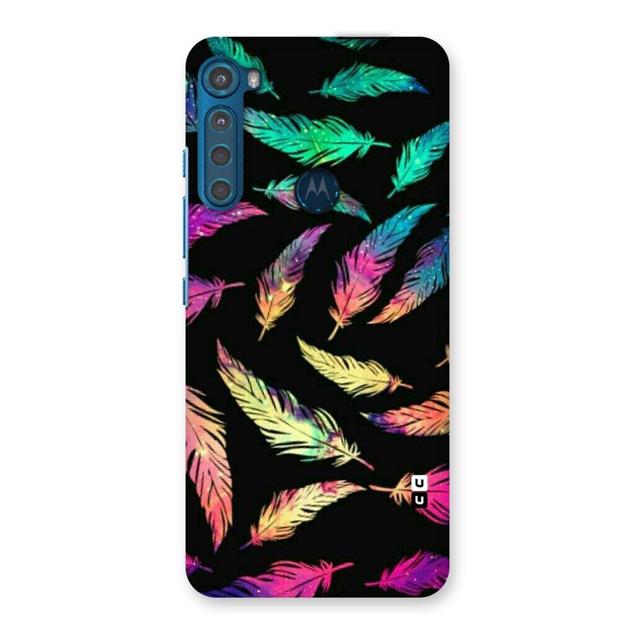 Bright Feathers Back Case for Motorola One Fusion Plus