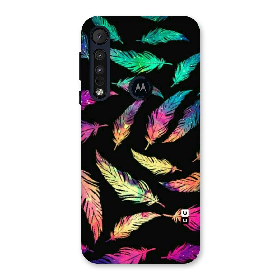 Bright Feathers Back Case for Motorola One Macro
