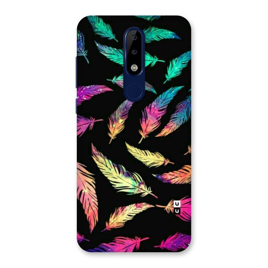 Bright Feathers Back Case for Nokia 5.1 Plus