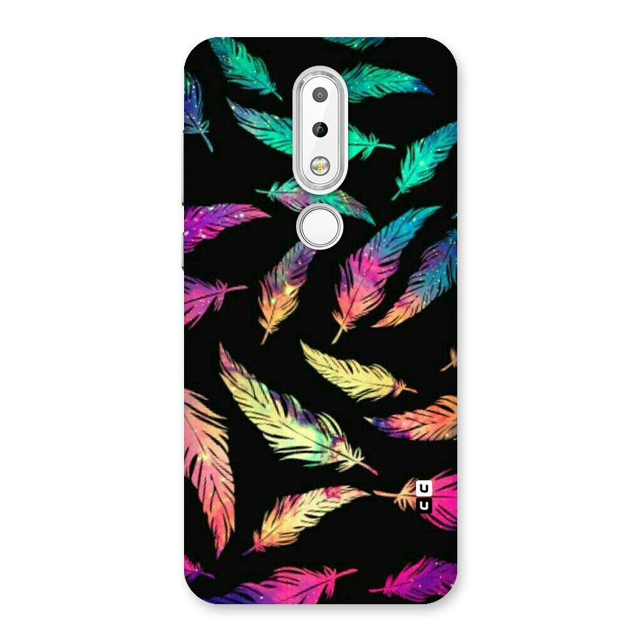 Bright Feathers Back Case for Nokia 6.1 Plus