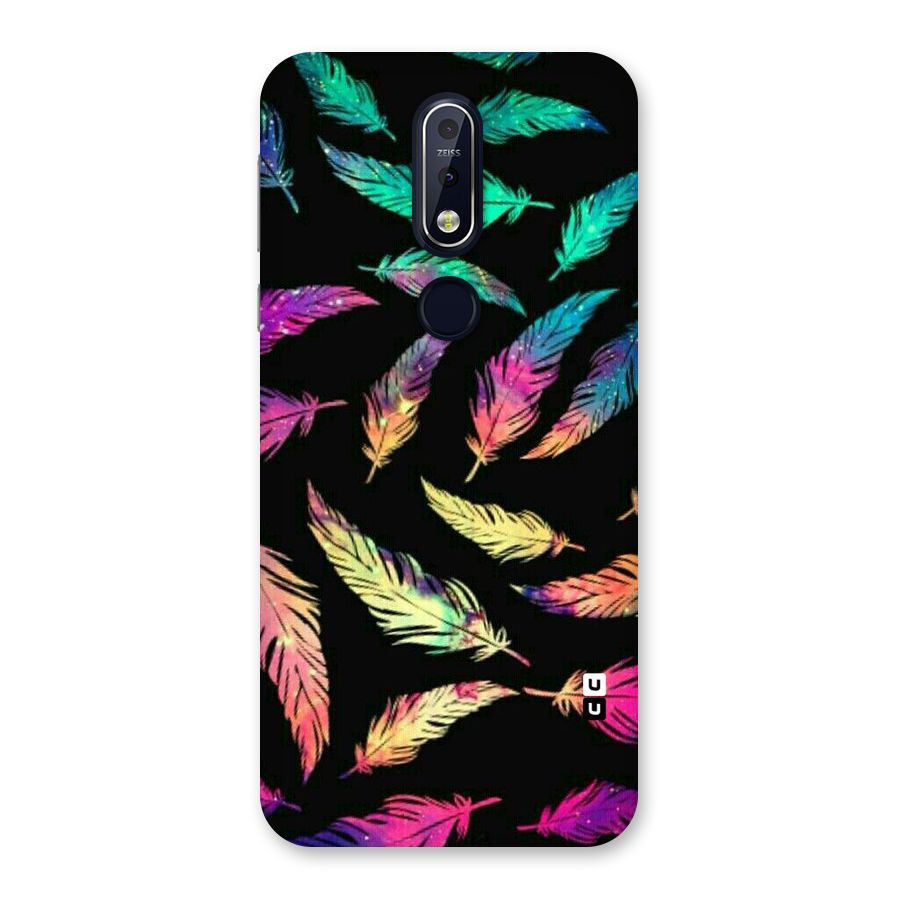 Bright Feathers Back Case for Nokia 7.1