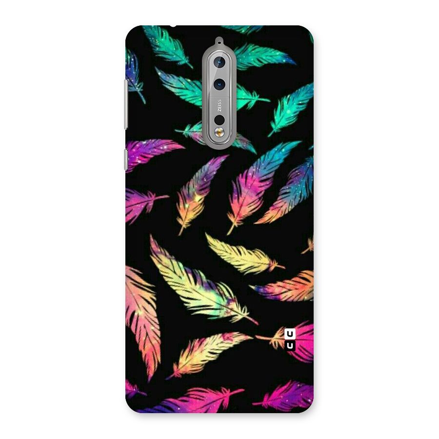 Bright Feathers Back Case for Nokia 8