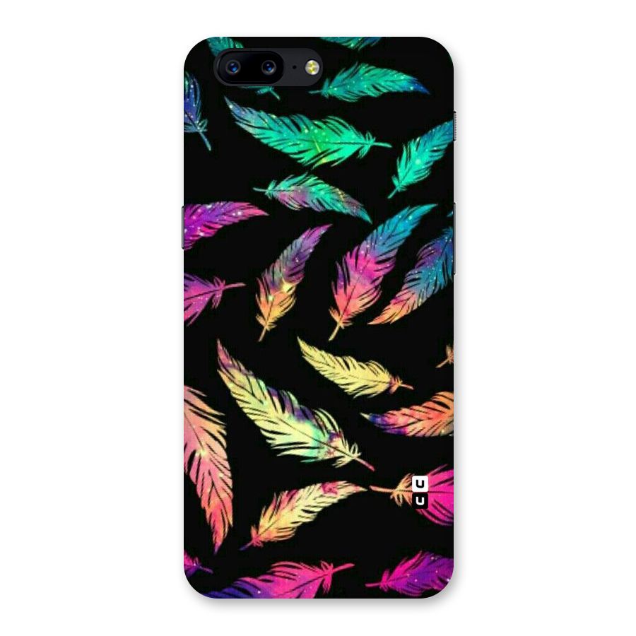 Bright Feathers Back Case for OnePlus 5