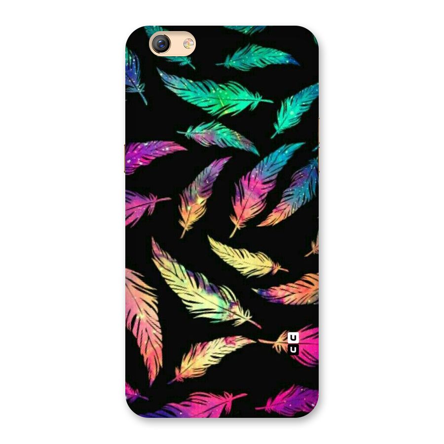 Bright Feathers Back Case for Oppo F3 Plus