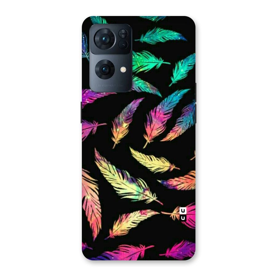 Bright Feathers Back Case for Oppo Reno7 Pro 5G