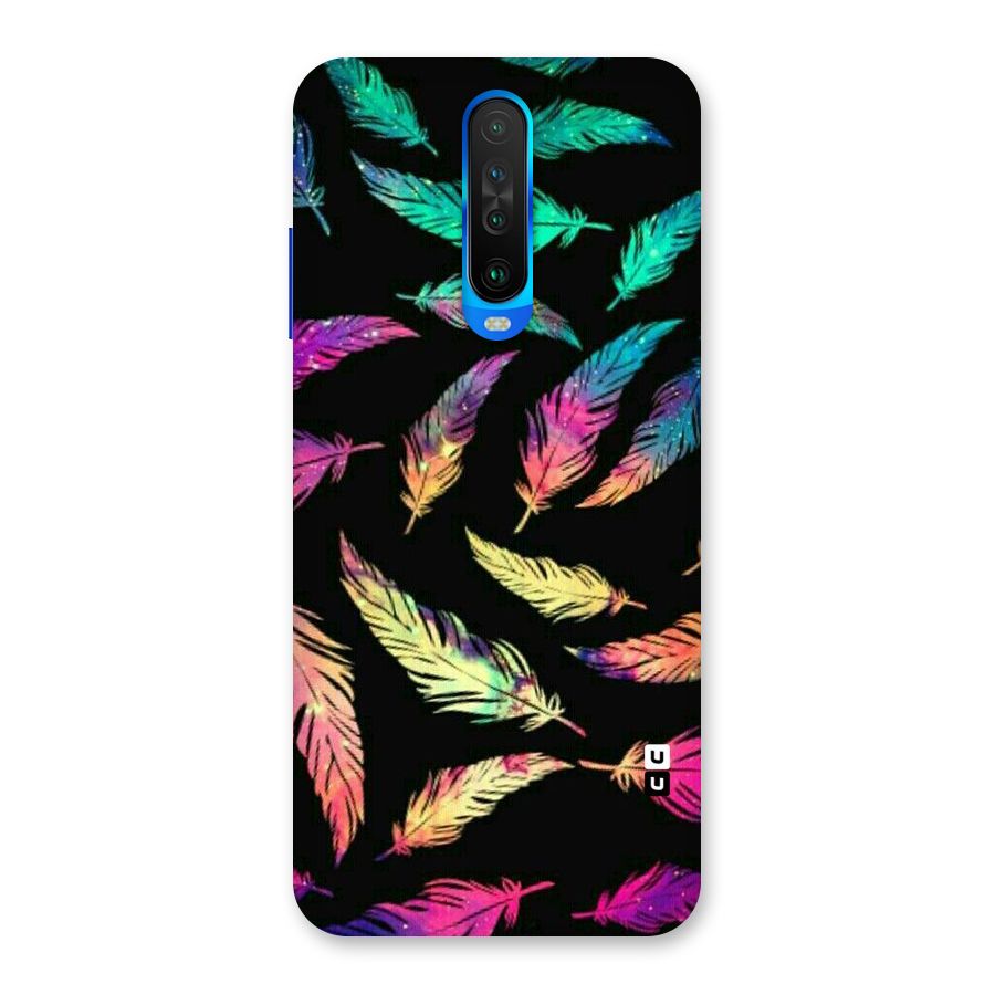 Bright Feathers Back Case for Poco X2