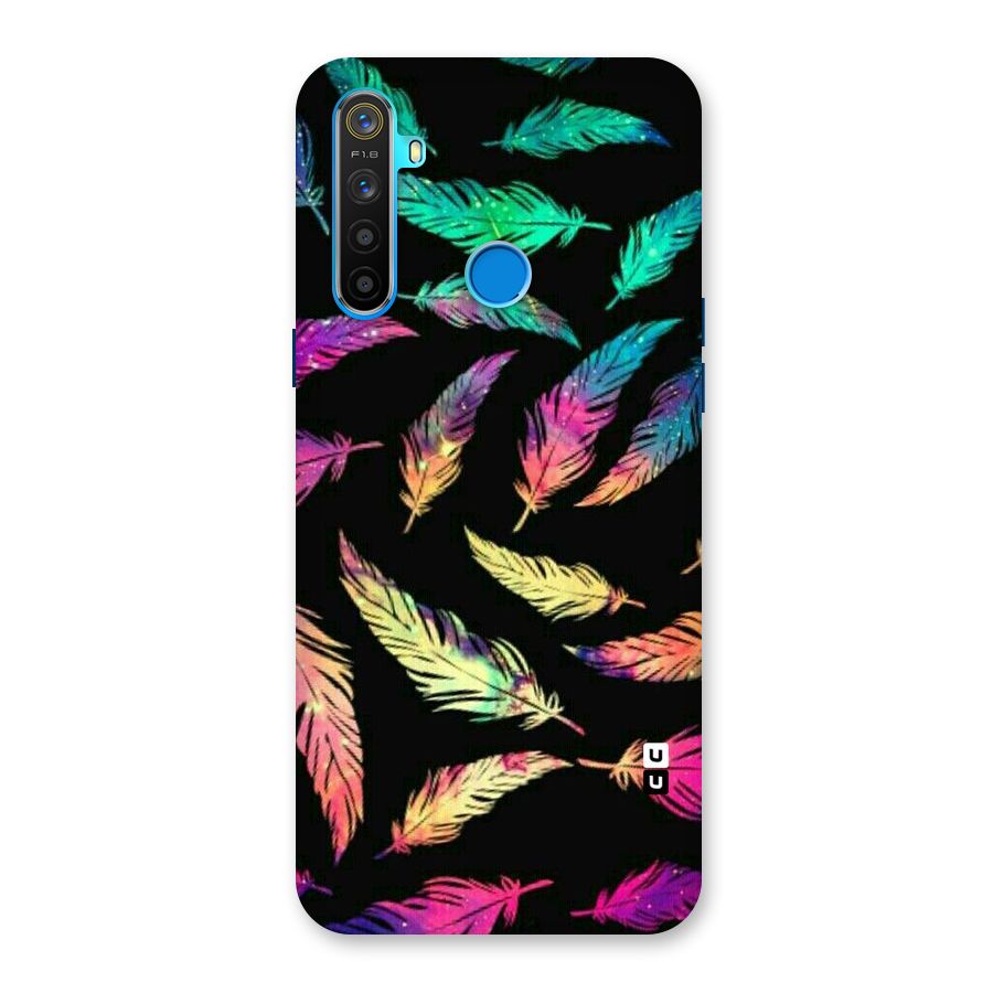Bright Feathers Back Case for Realme 5s