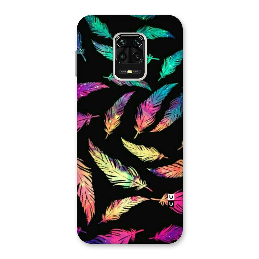 Bright Feathers Back Case for Redmi Note 9 Pro