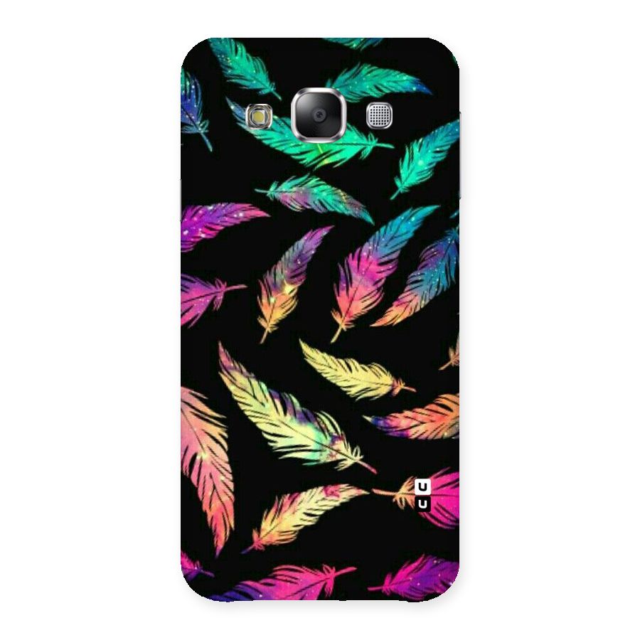 Bright Feathers Back Case for Samsung Galaxy E5