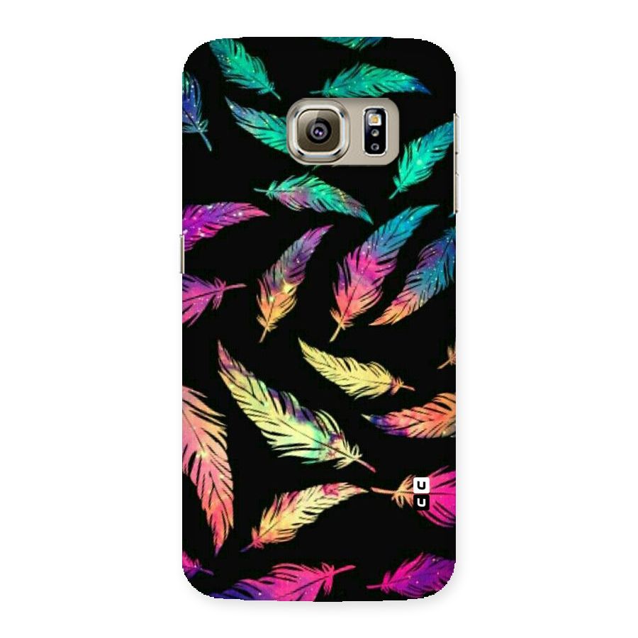Bright Feathers Back Case for Samsung Galaxy S6 Edge