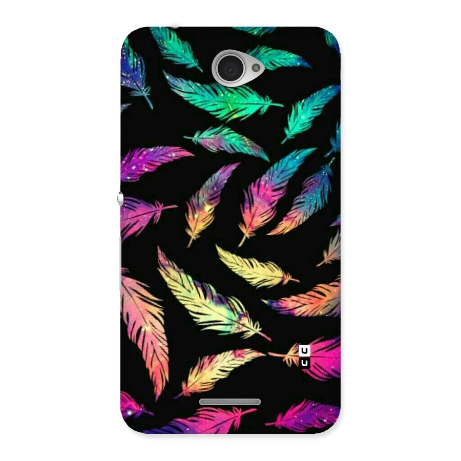 Bright Feathers Back Case for Sony Xperia E4