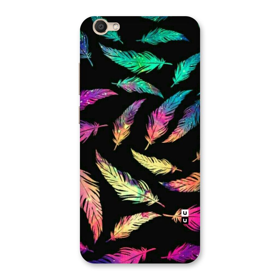Bright Feathers Back Case for Vivo V5