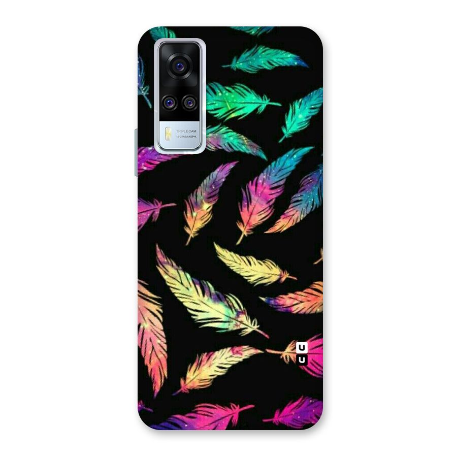 Bright Feathers Back Case for Vivo Y31