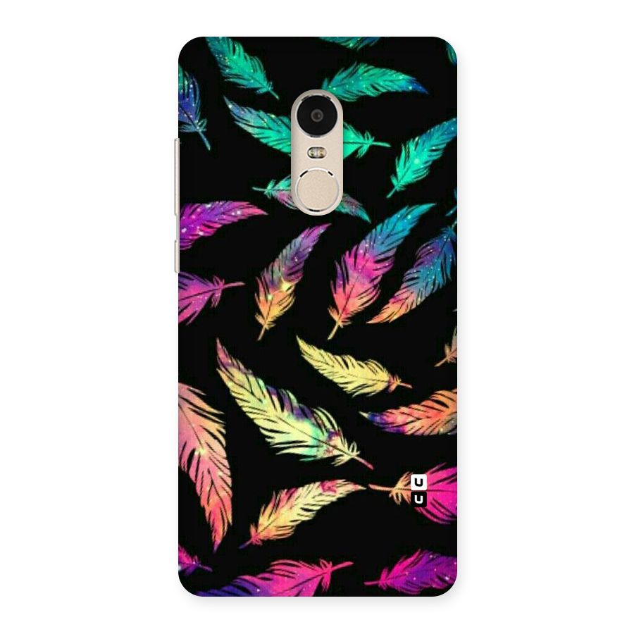 Bright Feathers Back Case for Xiaomi Redmi Note 4
